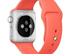 Curea iUni compatibila cu Apple Watch 1/2/3/4/5/6/7, 38mm, Silicon, Red